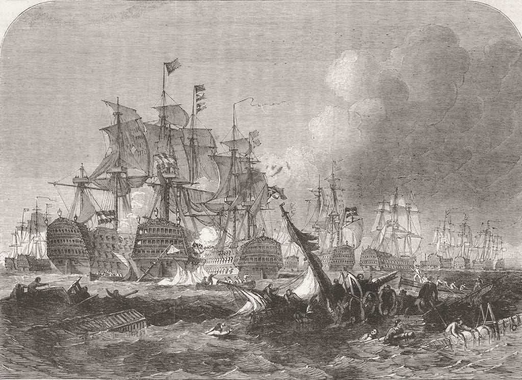 PORTUGAL. St Vincent, 14, 1797 1852 old antique vintage print picture